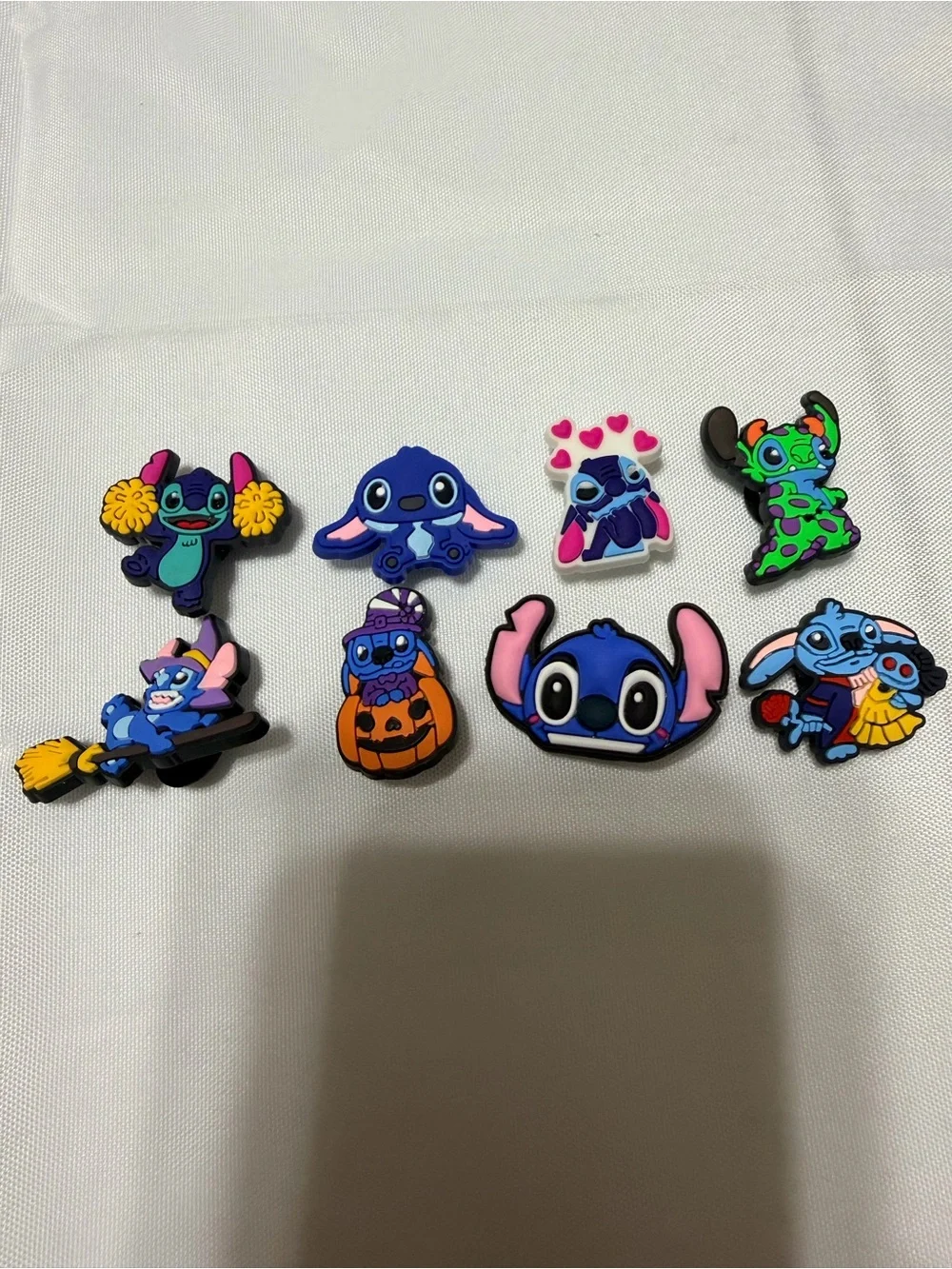 Lot of 8 Croc Jibbits Stitch Themed